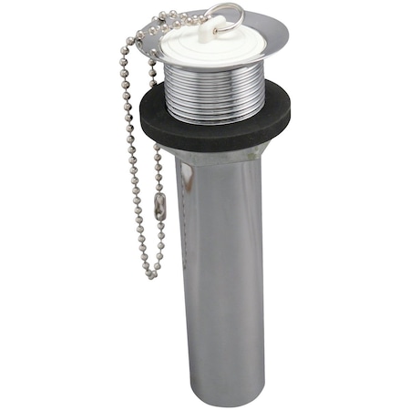 All-Source 1-1/4 In. x 5 In. Chrome-Plated Brass C.O. Plug Bathroom Sink Drain PP820-75